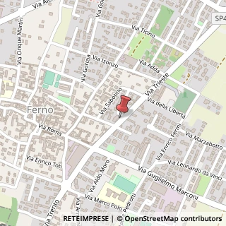 Mappa Via Trieste, 31, 21010 Ferno, Varese (Lombardia)