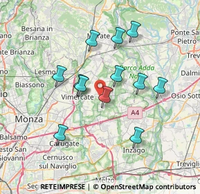 Mappa Viale Lombardia, 20882 Bellusco MB, Italia (6.37333)