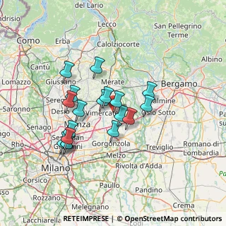 Mappa Viale Lombardia, 20882 Bellusco MB, Italia (11.67722)