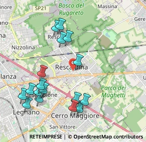 Mappa Vicolo Legano, 20027 Rescaldina MI, Italia (2.16529)