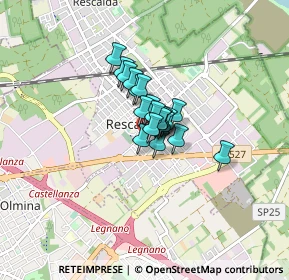 Mappa Vicolo Legano, 20027 Rescaldina MI, Italia (0.3915)