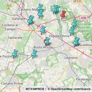 Mappa Via IV Novembre, 21052 Busto Arsizio VA, Italia (4.87267)