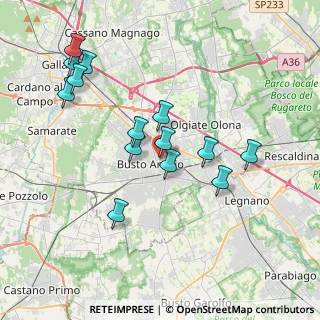 Mappa Via IV Novembre, 21052 Busto Arsizio VA, Italia (3.71714)
