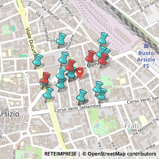 Mappa Via IV Novembre, 21052 Busto Arsizio VA, Italia (0.183)
