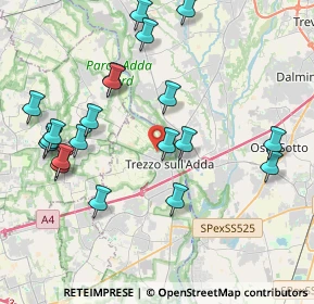 Mappa Via Eugenio Curiel, 20056 Trezzo sull'Adda MI, Italia (4.391)