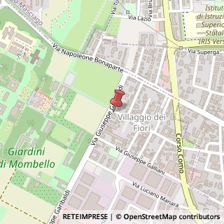 Mappa Via Toselli Pietro, 4, 20812 Limbiate, Monza e Brianza (Lombardia)