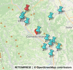 Mappa Vic.no, 36073 Cornedo Vicentino VI, Italia (4.09154)