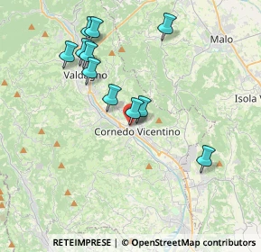 Mappa Vic.no, 36073 Cornedo Vicentino VI, Italia (3.71273)
