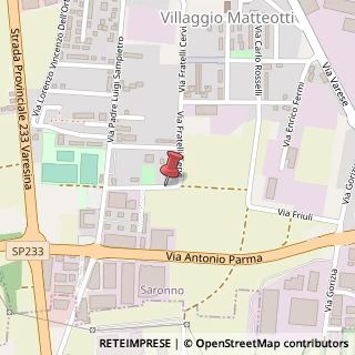 Mappa Via M. Luther King, 27, 21047 Saronno, Varese (Lombardia)