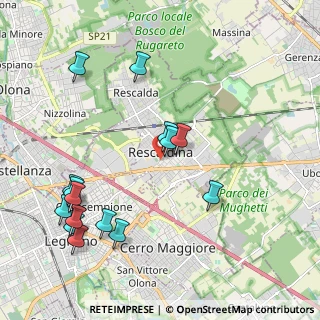 Mappa Via per Legnano, 20027 Rescaldina MI, Italia (2.31467)