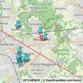 Mappa Via per Legnano, 20027 Rescaldina MI, Italia (2.58)
