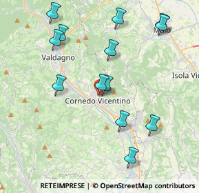 Mappa Via Camillo Benso Conte di Cavour, 36073 Cornedo Vicentino VI, Italia (4.30692)