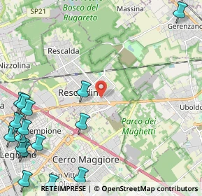 Mappa Via Resegone, 20027 Rescaldina MI, Italia (3.425)