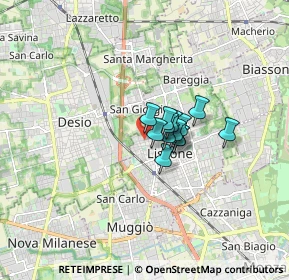 Mappa Via Caprera, 20035 Lissone MB, Italia (0.79923)