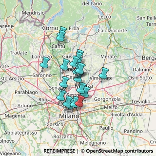 Mappa Piazza Martiri delle Foibe, 20851 Lissone MB, Italia (9.639)