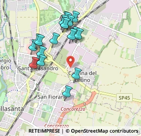 Mappa Via Enrico Forlanini, 20862 Arcore MB, Italia (0.936)