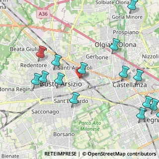 Mappa Via G. Marconi, 21052 Busto Arsizio VA, Italia (2.696)