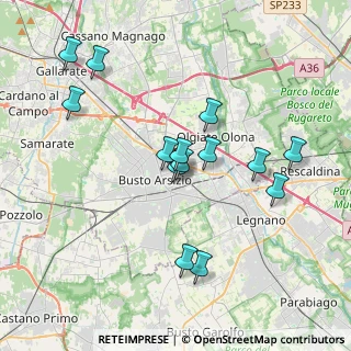 Mappa Via G. Marconi, 21052 Busto Arsizio VA, Italia (3.53214)