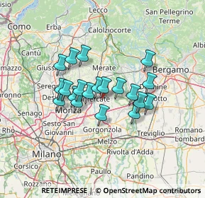 Mappa Bellusco, 20882 Bellusco MB, Italia (10.108)