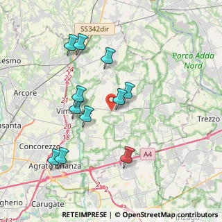 Mappa Bellusco, 20882 Bellusco MB, Italia (3.68636)