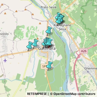 Mappa Corso Camillo Benso Conte di Cavour, 13045 Gattinara VC, Italia (1.28533)