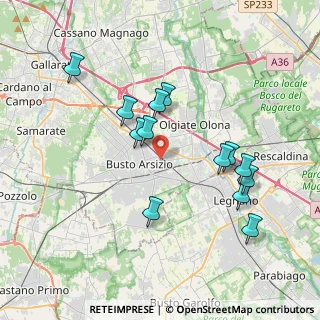 Mappa Via Venezia, 21052 Busto Arsizio VA, Italia (3.64077)