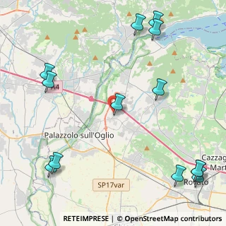 Mappa Via del Dosso, 25036 Palazzolo sull'Oglio BS, Italia (6.07)