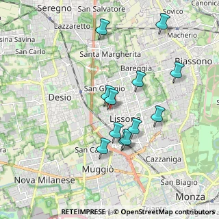 Mappa Via Volturno, 20851 Lissone MB, Italia (1.7075)