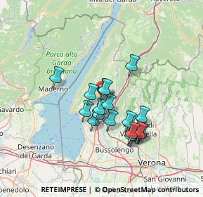 Mappa Località Casette di Gaon, 37013 Caprino Veronese VR, Italia (11.2955)