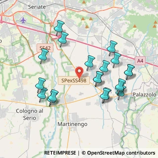 Mappa Cascina Riccadonna, 24050 Cavernago BG, Italia (3.9585)