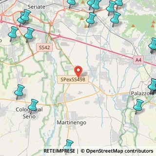Mappa Cascina Riccadonna, 24050 Cavernago BG, Italia (7.7105)