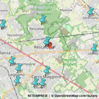 Mappa Via Tommaso Grossi, 20027 Rescaldina MI, Italia (3.03917)