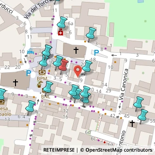 Mappa Piazza Castellana, 20871 Vimercate MB, Italia (0.0775)