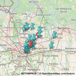 Mappa Piazza Castellana, 20871 Vimercate MB, Italia (12.319)