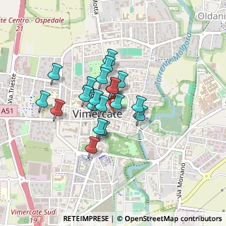 Mappa Piazza Castellana, 20871 Vimercate MB, Italia (0.304)