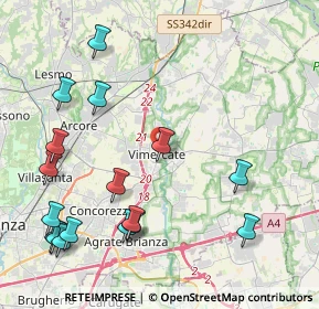 Mappa P.za Castellana, 20871 Vimercate MB, Italia (5.17)