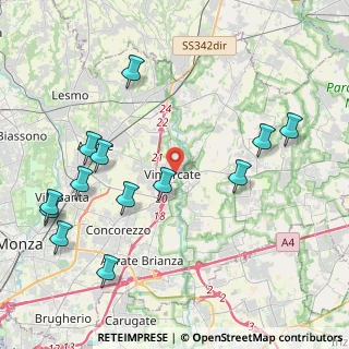 Mappa Piazza Castellana, 20871 Vimercate MB, Italia (4.86462)