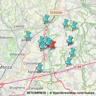 Mappa P.za Castellana, 20871 Vimercate MB, Italia (3.11929)