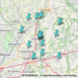Mappa Piazza Castellana, 20871 Vimercate MB, Italia (3.27313)