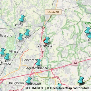 Mappa P.za Castellana, 20871 Vimercate MB, Italia (7.47)