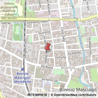 Mappa Via XXIV Maggio, 29, 20813 Bovisio-Masciago, Monza e Brianza (Lombardia)
