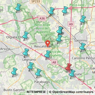 Mappa Viale Kennedy Ang, 20027 Rescaldina MI, Italia (5.30625)