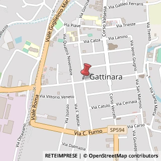 Mappa Corso Giuseppe Garibaldi, 64, 13045 Gattinara, Vercelli (Piemonte)