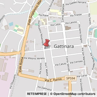 Mappa Corso Giuseppe Garibaldi, 82, 13045 Gattinara, Vercelli (Piemonte)