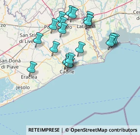 Mappa Viale dei Cacciatori, 30021 Caorle VE, Italia (13.957)