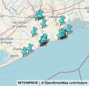 Mappa Viale dei Cacciatori, 30021 Caorle VE, Italia (10.846)