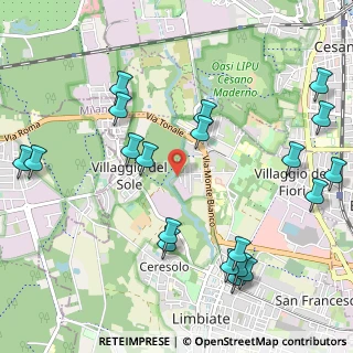 Mappa Via Monte Rosa, 20121 Limbiate MB, Italia (1.2865)