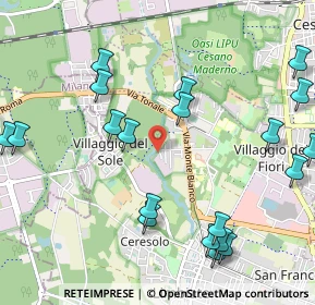Mappa 20121 Limbiate MB, Italia (1.2865)