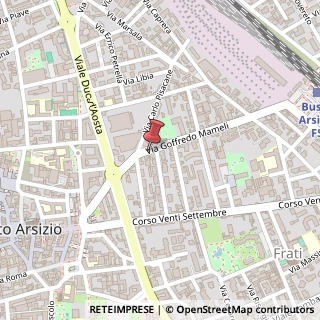 Mappa Via Goffredo Mameli, 7, 21052 Busto Arsizio, Varese (Lombardia)