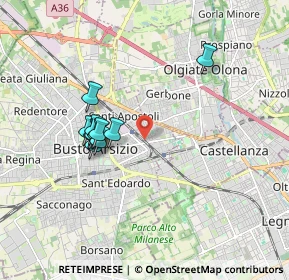 Mappa Via Galliano, 21052 Busto Arsizio VA, Italia (1.53818)